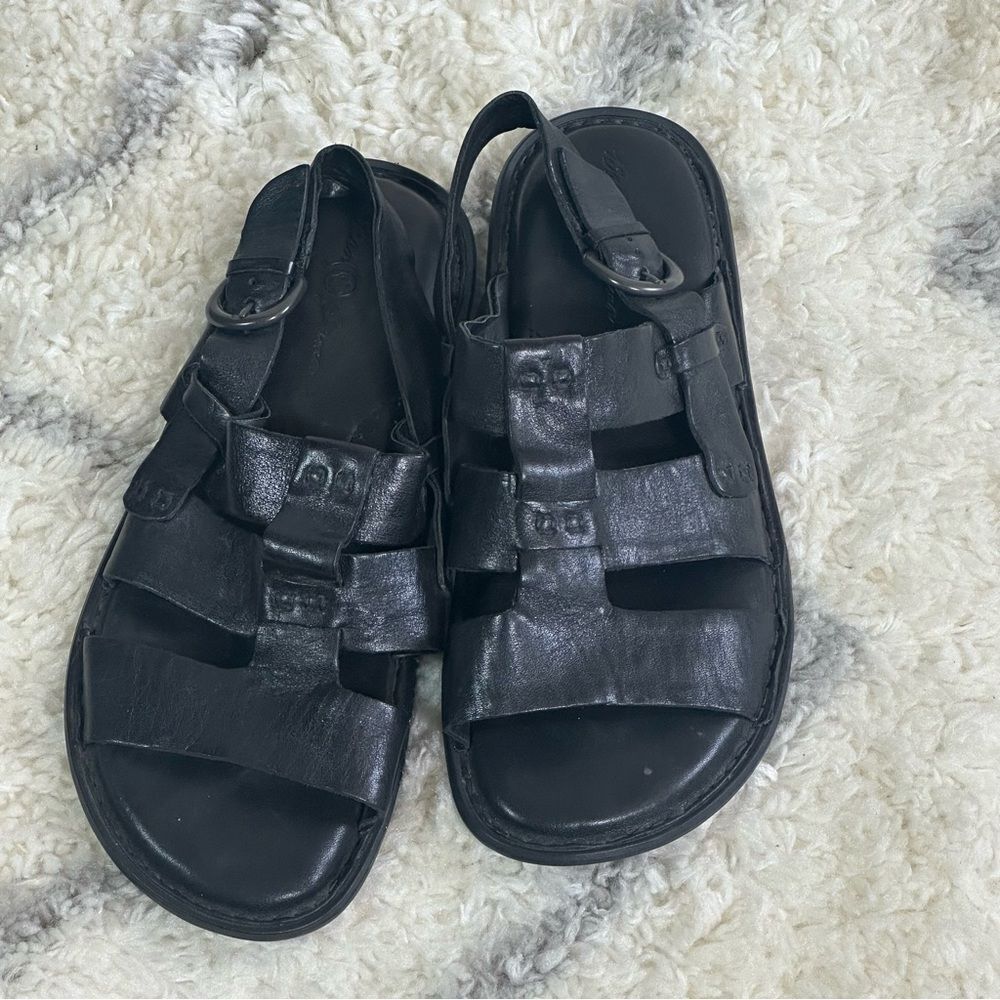Stylish Black Leather Footwear